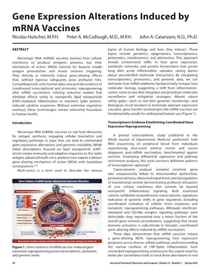 JAPS – Integração genómica da VAX – Gene Expression Alterations Induced by mRNA Vaccines